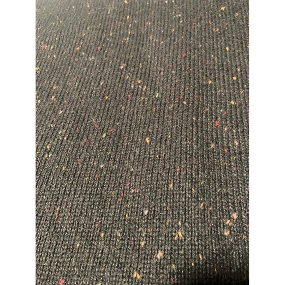 Croft & Barrow Black Speckled Cardigan Sweater Leaf Size L grandmacore - Picture 5 of 9